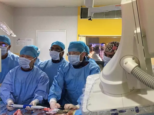 王建安教授在印度应用经导管主动脉瓣置换术成功救治一名重症患者